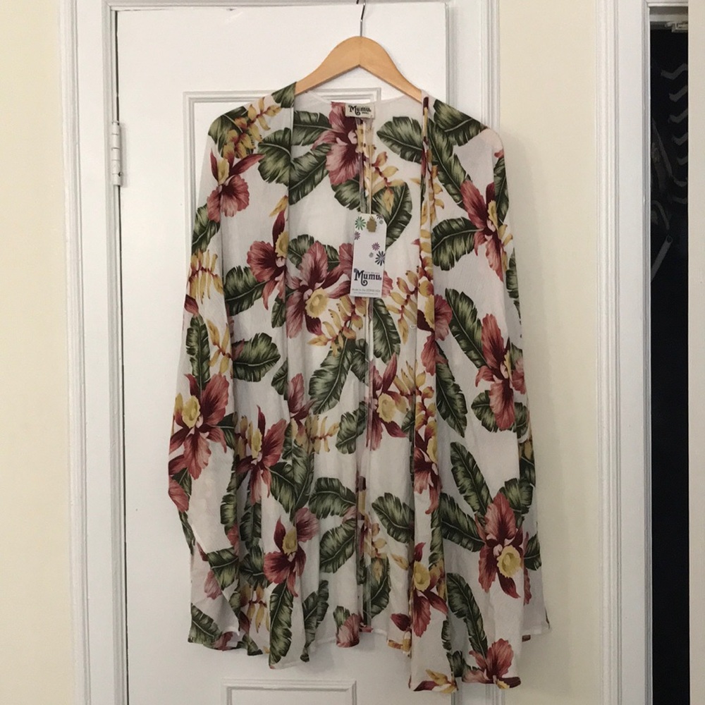 Show Me Your Mumu Bali Kimono Aloha Clouds